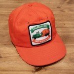 Blaze Orange Vintage Snapback Construction Hat