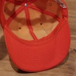 Blaze Orange Vintage Snapback Construction Hat