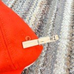 Vintage Blaze Orange Trucker Hat with Patch