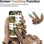 Mossy Oak Tactical Touchscreen Gloves for Shooting