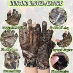 Lightweight Full Finger Camouflage Hunting Gloves