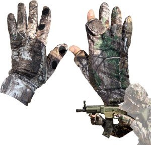Men’s One Size Camo Hunting Gloves