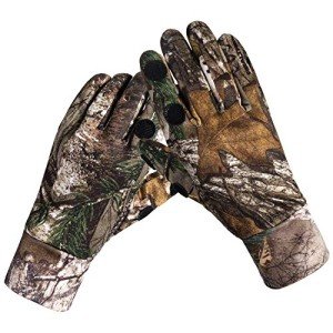 EAmber Camouflage Hunting Gloves - Full Finger/Fingerless