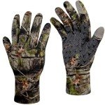 Lightweight Camo Hunting Gloves for Men L/XL