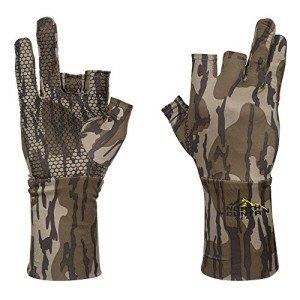 Mossy Oak Fingerless Camo Hunting Gloves