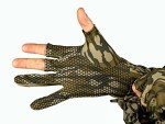 Mossy Oak Fingerless Camo Hunting Gloves