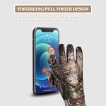 Lightweight Camouflage Hunting Gloves with Touchscreen