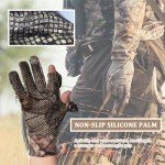 Lightweight Camouflage Hunting Gloves with Touchscreen
