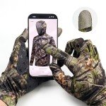 Lightweight Camo Hunting Gloves for Men L/XL