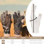 Lightweight Camouflage Hunting Gloves with Touchscreen