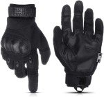 Tactical Hard Knuckle Gloves with Touchscreen – Black