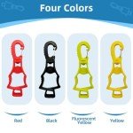 Seibertron Glove Clips for Hunters - 4 Pack Red