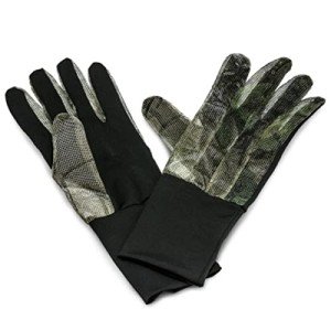 Lightweight Breathable Camo Hunting Net Gloves