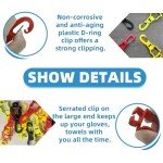 Seibertron Glove Clips for Hunters - 4 Pack Red