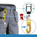 Seibertron Glove Clips for Hunters - 4 Pack Red