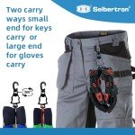 Seibertron Glove Clips for Hunters - 4 Pack Red