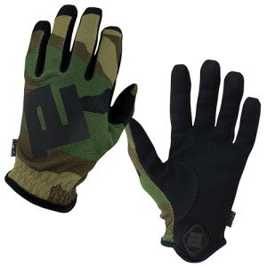 High Dexterity Tactical Gloves - Woodland Camo