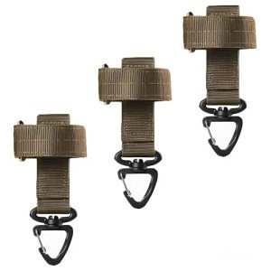Adjustable Tactical Glove Holder Strap with Clips