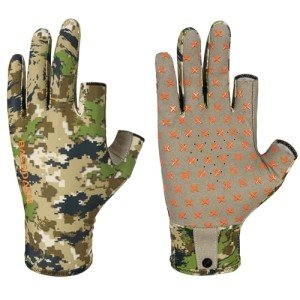 BASSDASH Fingerless Camo Hunting Gloves for All