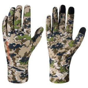 BASSDASH Men’s Lightweight Camo Hunting Gloves