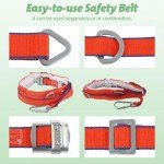 Adjustable Tree Climbing Spikes with Safety Belt