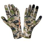 BASSDASH Men’s Lightweight Camo Hunting Gloves