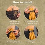 Adjustable Tactical Glove Holder Strap with Clips