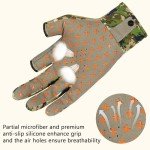 BASSDASH Fingerless Camo Hunting Gloves for All