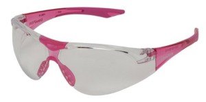 Youth Shooting Glasses with Pink Temples - Ballistic