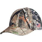 EDTREK Elite Youth Camo and Blaze Orange Hat