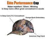 EDTREK Elite Youth Camo and Blaze Orange Hat