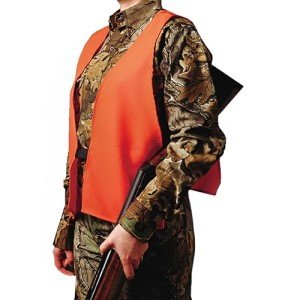 Blaze Orange Safety Vest for Young Hunters