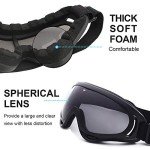 4-Pack Off-Road Goggles with Breathable Bandanas