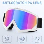 SINGARO 2-Pack Windproof Dirt Bike Goggles