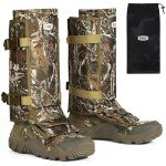 Snake Gaiters for Hunting and Hiking - Camo