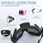 SINGARO 2-Pack Windproof Dirt Bike Goggles