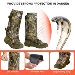 Snake Gaiters for Hunting and Hiking - Camo