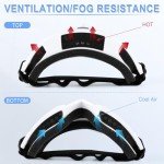 SINGARO 2-Pack Windproof Dirt Bike Goggles