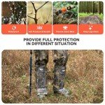 Snake Gaiters for Hunting and Hiking - Camo