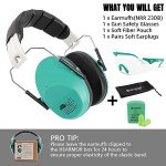 HEARMOR Teal 3-in-1 Shooting Ear and Eye Safety Set