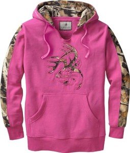 Women's Fuchsia Camo Outfitter Hoodie by Legendary Whitetails