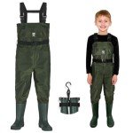 TIDEWE Waterproof Kids Chest Waders for Fishing