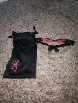 Browning Pink & Black Eye Protection for Hunters