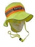 Hi-Vis Boonie Hat with Chin Strap and Ventilation