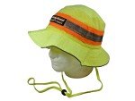 Hi-Vis Boonie Hat with Chin Strap and Ventilation