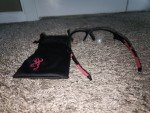 Browning Pink & Black Eye Protection for Hunters
