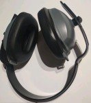 Adjustable 25dB Ear Protection Muffs - Gray/Black