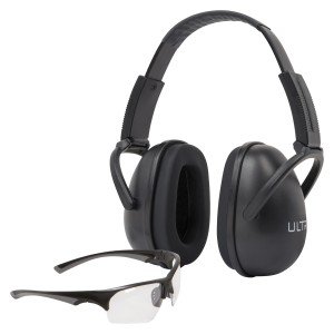 Allen ULTRX Sound Blocker Earmuff with Shooting Glasses