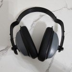 Adjustable 25dB Ear Protection Muffs - Gray/Black