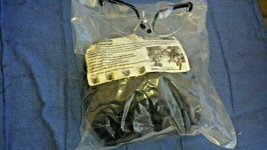 9MM X-TAK Tactical Knee Pads with Safety Glasses